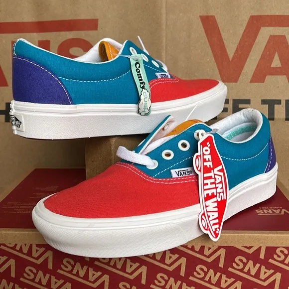 Vans Comfycush Era Multi Block Multi/True White WMNS