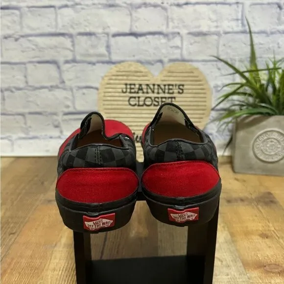 Vans Custom checkered canvas shoes unisex