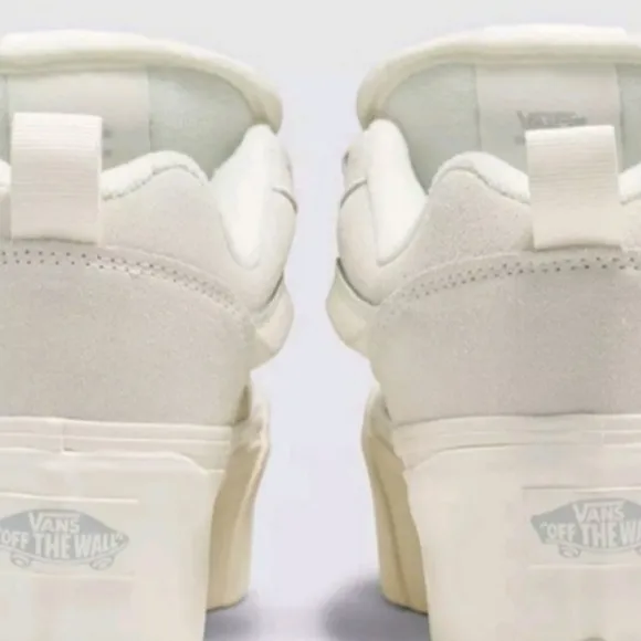 Vans Knu Stack Laces Multi White Sneakers Low-Top Platform Shoes 2023 W9.5 New