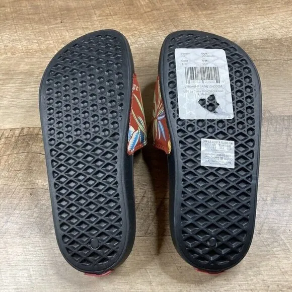 VANS La Costa Slide On Sandals Hawaiian Jungle Shoes Mens Sz 4 Womens Sz 5.5 NEW