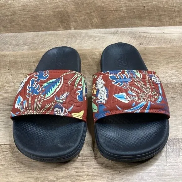 VANS La Costa Slide On Sandals Hawaiian Jungle Shoes Mens Sz 4 Womens Sz 5.5 NEW