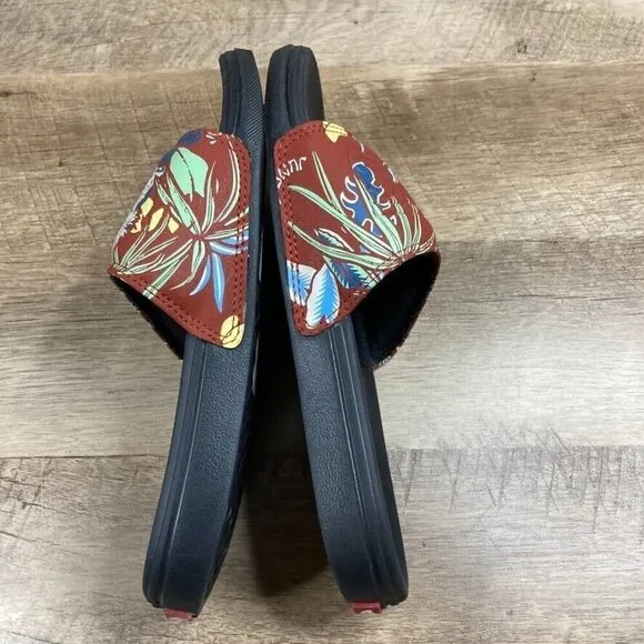 VANS La Costa Slide On Sandals Hawaiian Jungle Shoes Mens Sz 4 Womens Sz 5.5 NEW
