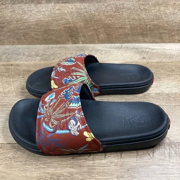 VANS La Costa Slide On Sandals Hawaiian Jungle Shoes Mens Sz 4 Womens Sz 5.5 NEW
