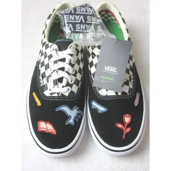 Vans Men's Skate Era Skateistan Checkerboard Canvas Suede shoes Sizes NIB