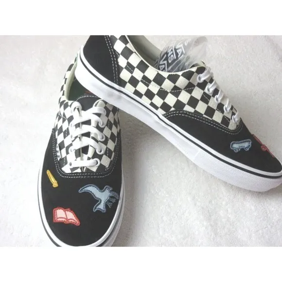 Vans Men's Skate Era Skateistan Checkerboard Canvas Suede shoes Sizes NIB
