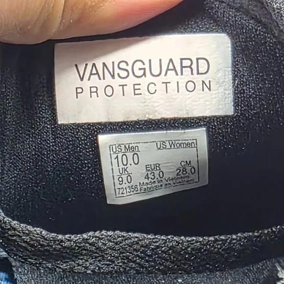 Vans Old Skool Classic Tumble Mens 10 Triple Black Mono Shoes Vansguard Protect