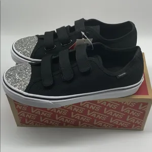 Vans shoes Kids 23V  Glitter Toe Size 6