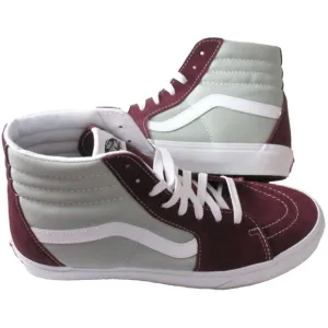 Vans Sk8-Hi Men's Classic Sport Port Royale Grey Canvas Suede shoes Sizes NIB