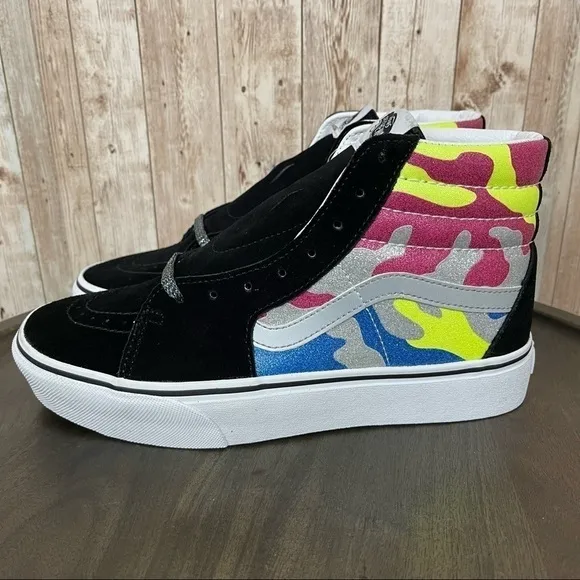 Vans Sk8-Hi Platform 2.0 “After Dark/Camo” Shoe Size 10 Women