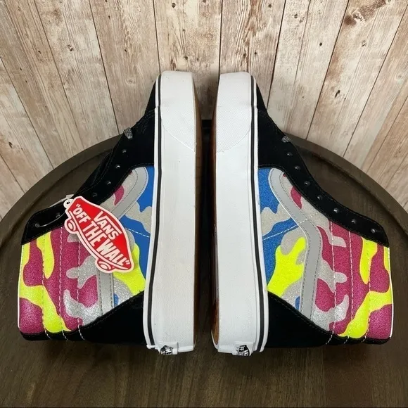 Vans Sk8-Hi Platform 2.0 “After Dark/Camo” Shoe Size 10 Women