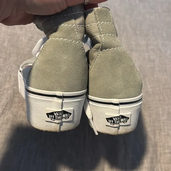 VANS Sk8-Hi Tapered Shoes Platform Women Suede Canvas Floral Desert
