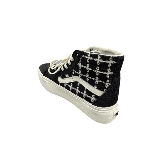 Vans Sk8-Hi Tapered Stackform Women's Size 7.5 Shoes Denim Platform Sneakers NEW