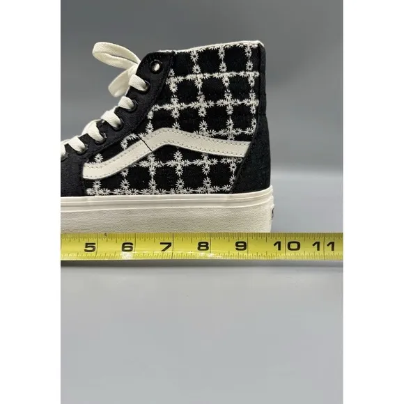 Vans Sk8-Hi Tapered Stackform Women's Size 7.5 Shoes Denim Platform Sneakers NEW