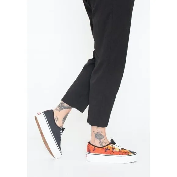 Vans Stackform Paradoxical Platform Sneakers Shoes Womens 6 Black/Multi NEW