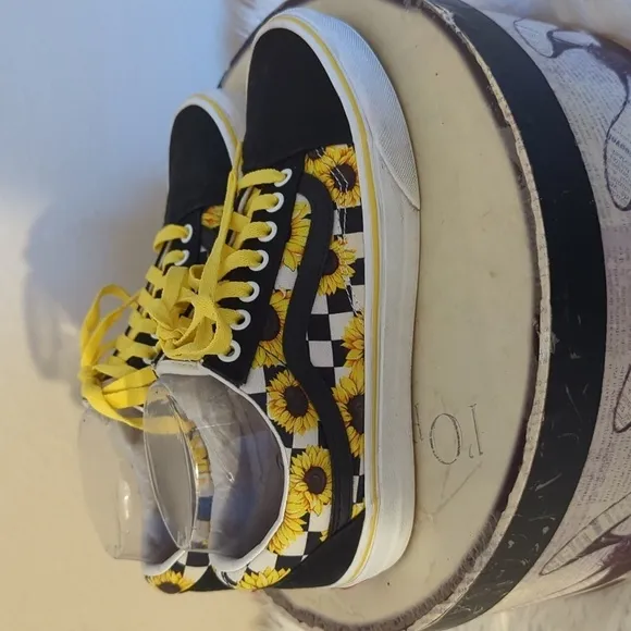 Vans Sunflower Old School Checkered Sneakers