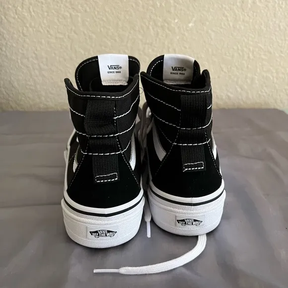 Vans Ultra Cush SK 8 Black/ White Platform Sneakers 6