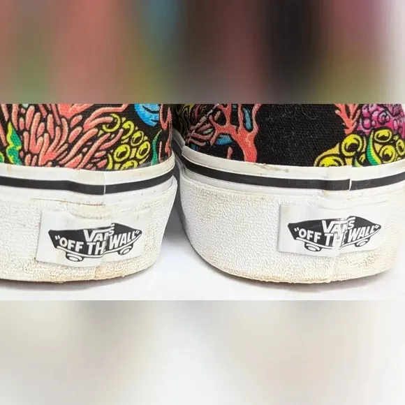 Vans Underwater Skate Classic Canvas Slip On Shoe Men 4 Women 5.5 VGUC