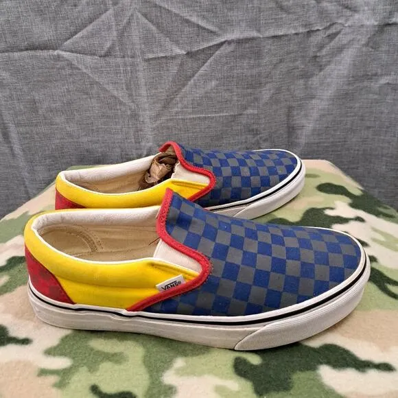 Vans Unisex Ward 721356 Multicolor Casual Shoes Sneakers Size M 9.5 W 11
