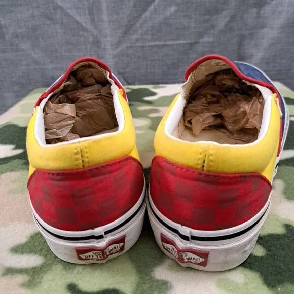 Vans Unisex Ward 721356 Multicolor Casual Shoes Sneakers Size M 9.5 W 11