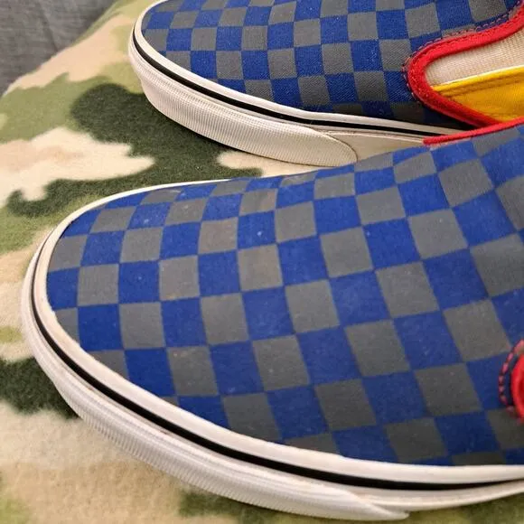 Vans Unisex Ward 721356 Multicolor Casual Shoes Sneakers Size M 9.5 W 11