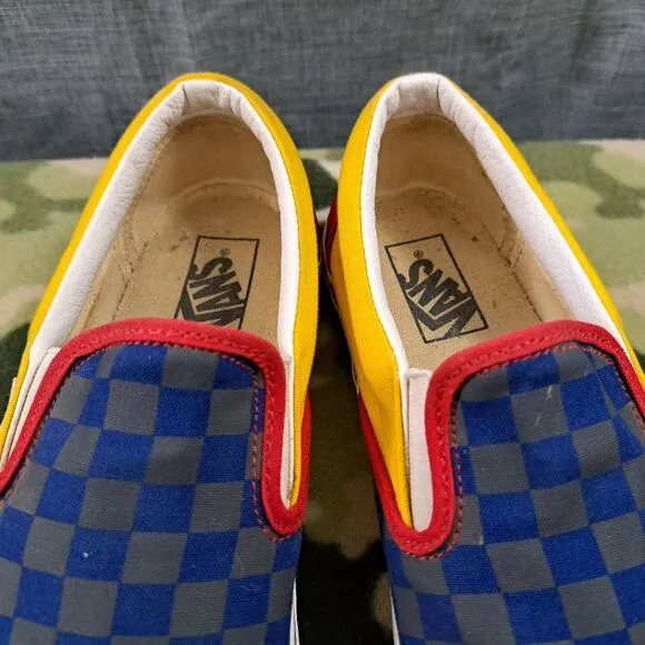 Vans Unisex Ward 721356 Multicolor Casual Shoes Sneakers Size M 9.5 W 11