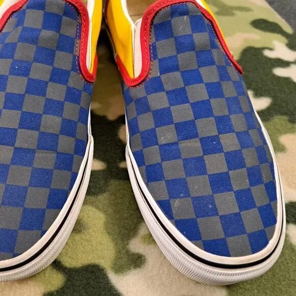 Vans Unisex Ward 721356 Multicolor Casual Shoes Sneakers Size M 9.5 W 11
