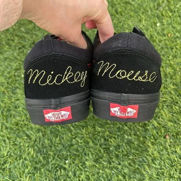 Vans x Disney Mickey Mouse Black Shoes Sneakers in Mens Size 9.5