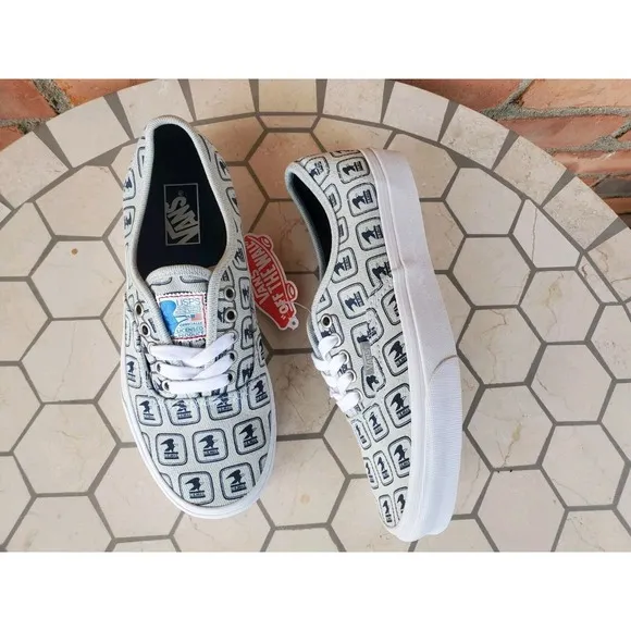 Vans x USPS Authentic Blue White Denim Shoes VN0A5KRDJZ8 RARE Men's Sz 8 Era