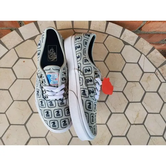 Vans x USPS Authentic Blue White Denim Shoes VN0A5KRDJZ8 RARE Men's Sz 8 Era