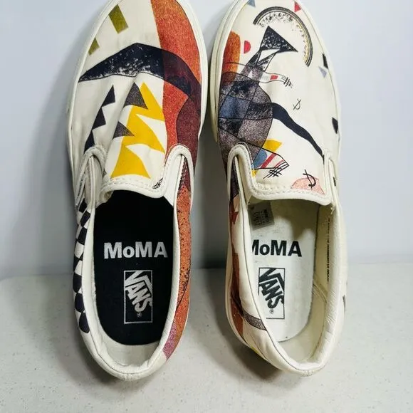 Vans MOMA Slip On Shoes Vasily Kandinsky Mens 7,5 Museum Of Modern Art
