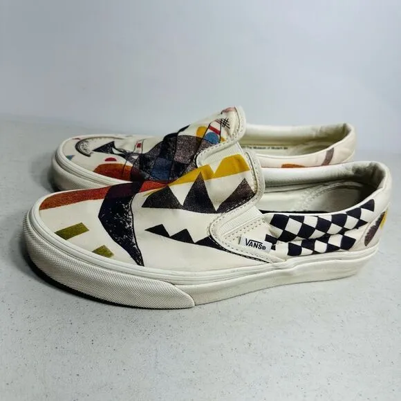 Vans MOMA Slip On Shoes Vasily Kandinsky Mens 7,5 Museum Of Modern Art