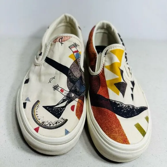 Vans MOMA Slip On Shoes Vasily Kandinsky Mens 7,5 Museum Of Modern Art
