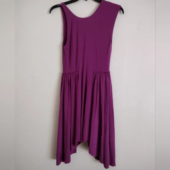 Vena Cava asymmetrical purple fuschia ballet inspired dress size medium