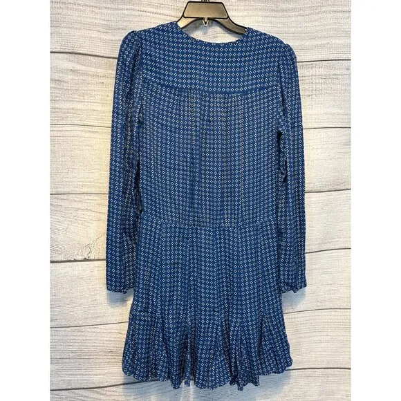 Veronica Beard Riggins Dress Prussian Blue Size 6