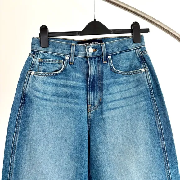 Veronica Beard Taylor Cropped High Rise Wide Leg in Enough Said NEW