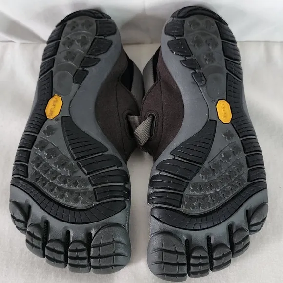 Vibram FiveFingers Athletic Toe Shoes Minimalist Running Black Gray Size 38