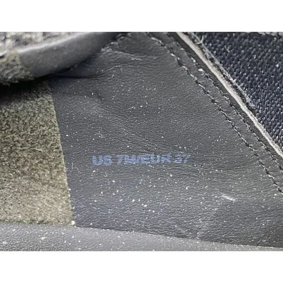 Vince $180 Women's Platform Slip Ons Sneakers Shoes Size 7 Gray Black