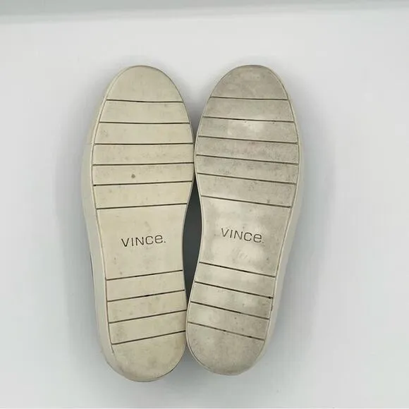 Vince men’s Suede slip on sneakers black loafers classic minimalist size 9.5