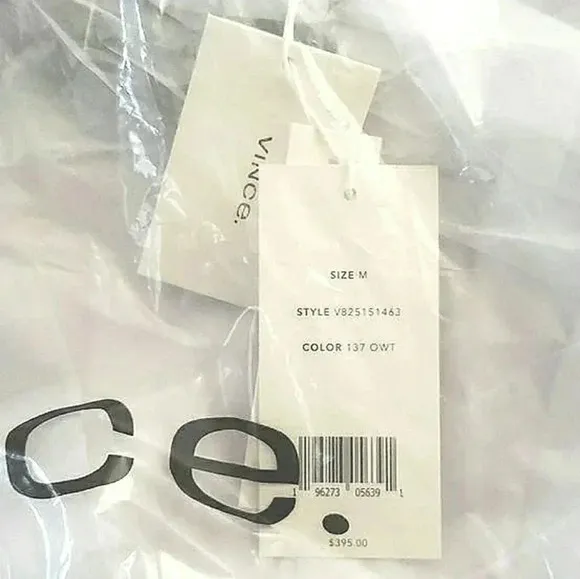 Vince White Cotton Dress New