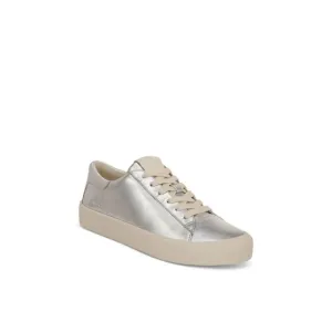 VINCE. Womens Silver Debossed Lightweight Gabi Platform Sneakers Shoes 5.5 M