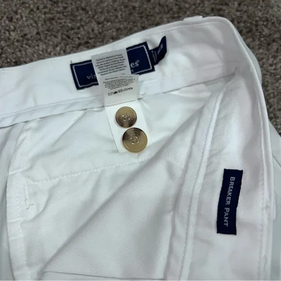 Vineyard Vines - Breaker Pant - Classic White Dress Pants