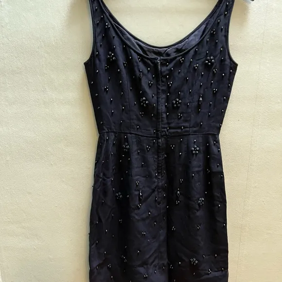 Vintage 1960’s handmade black beaded dress