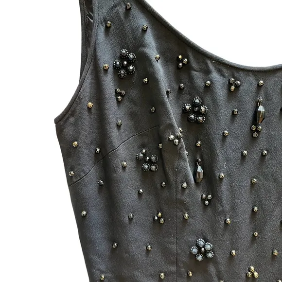 Vintage 1960’s handmade black beaded dress