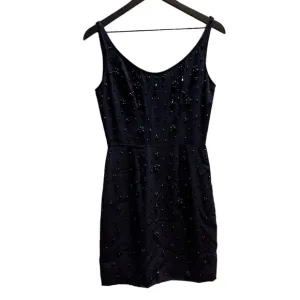 Vintage 1960’s handmade black beaded dress