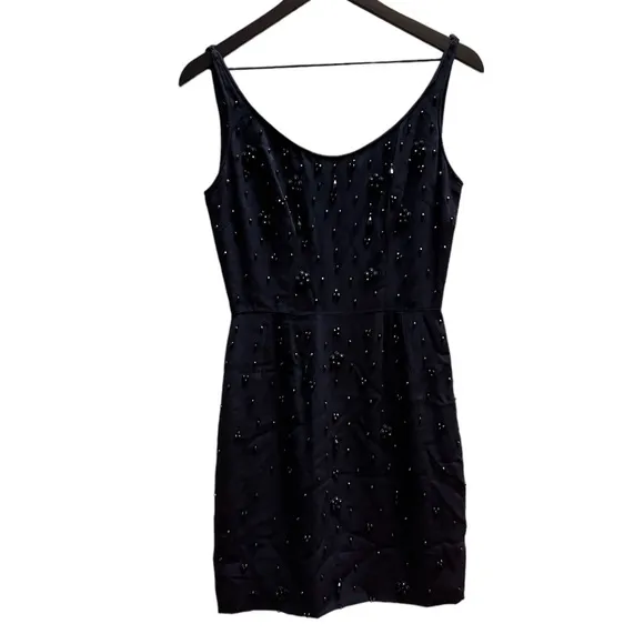 Vintage 1960’s handmade black beaded dress