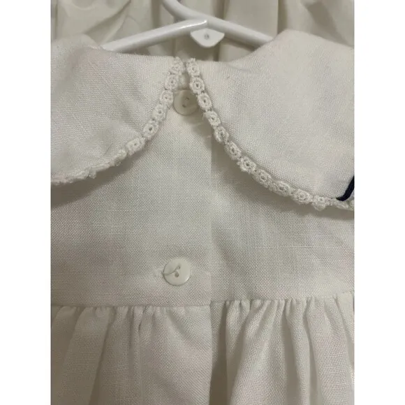 Vintage Bow Age Classic Sailor Dress with Jacket 3T