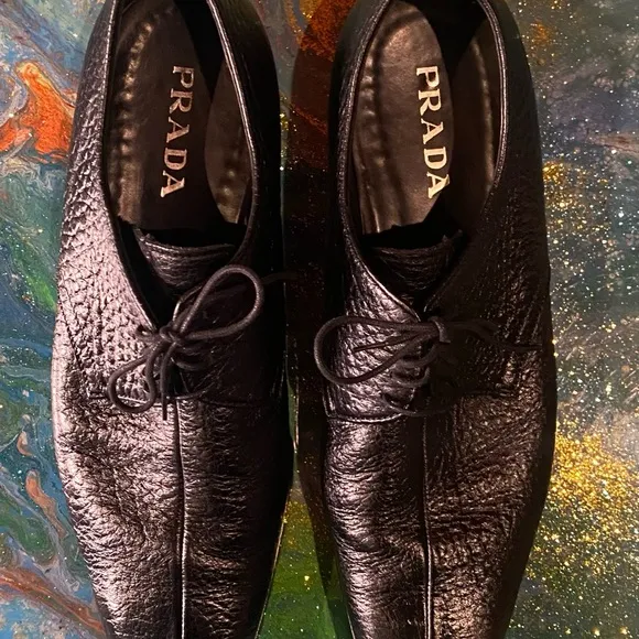 Vintage CLASSIC PRADA SHOESTRING Men's Dress Shoes SIZE 9