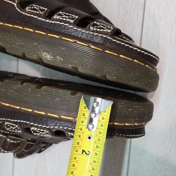 Vintage Dr.Martens Men 8092 Fisherman Chunky Tractor Platform Sandals shoes