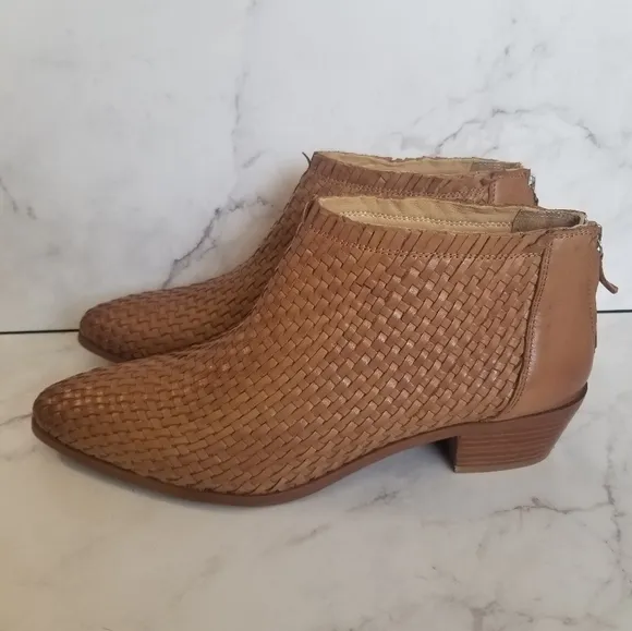 Vintage Foundry Co Delmira Bootie Ankle Boot Light Brown Size 11