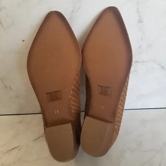 Vintage Foundry Co Delmira Bootie Ankle Boot Light Brown Size 11